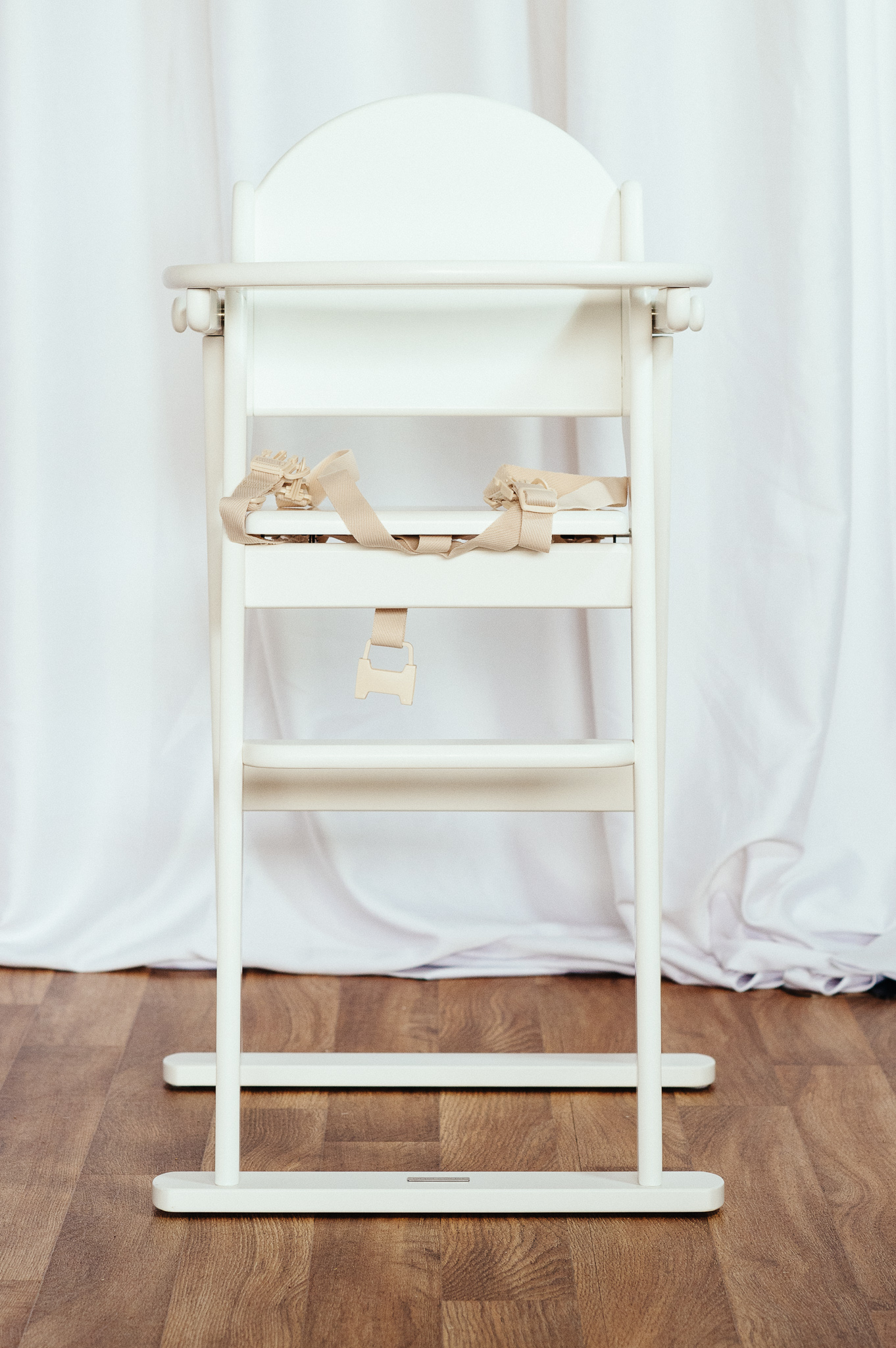 White Wooden High Chair The White Chair Company